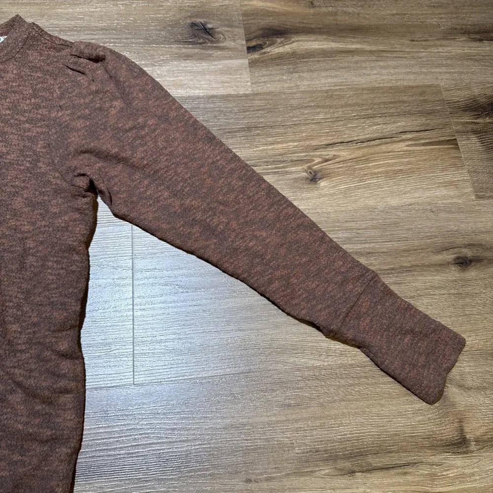 NWT Prana Womens Size XS Rust Sundried Zada Long Sleeve Sweater Dress Soft Brown - Picture 5 of 13